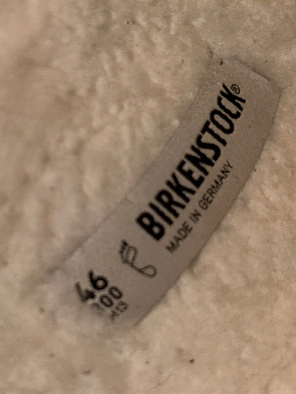 Birkenstock Arizona Shearling Mink Leather Sandal - Brown and Cream